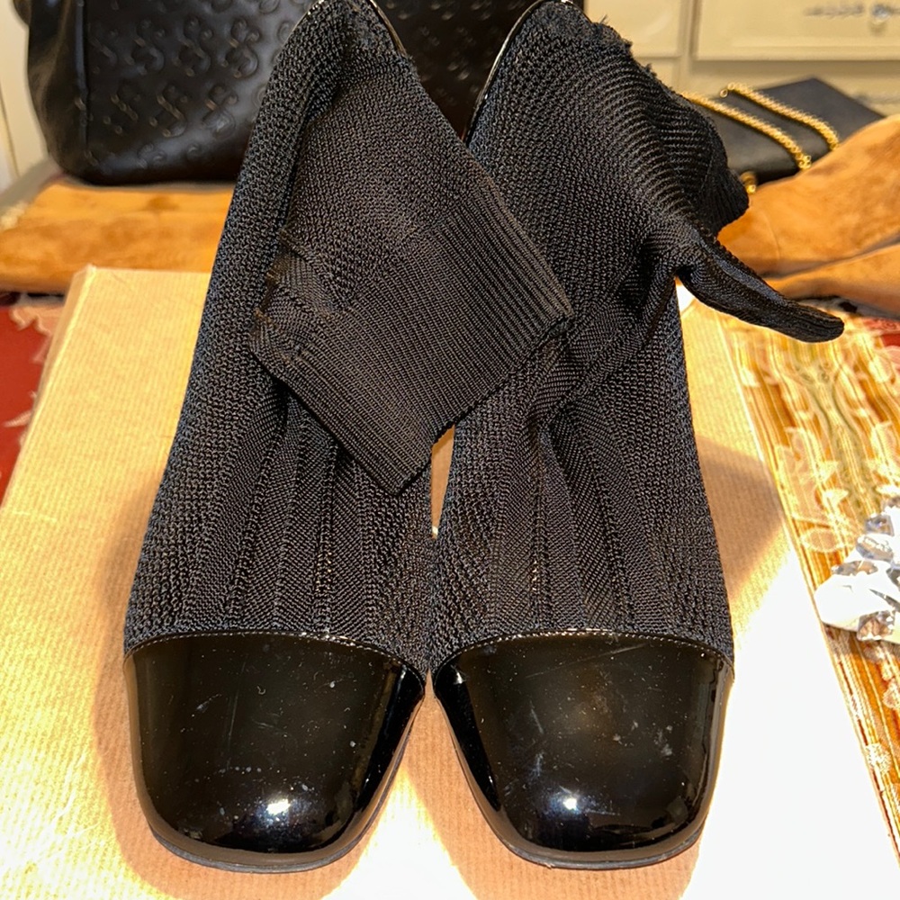 Taco sock 85 Pat/Maille Tricot Black